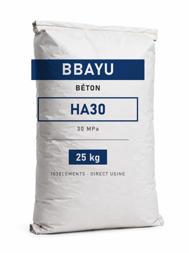 Sac de béton Bbayu HA30, 25 kg