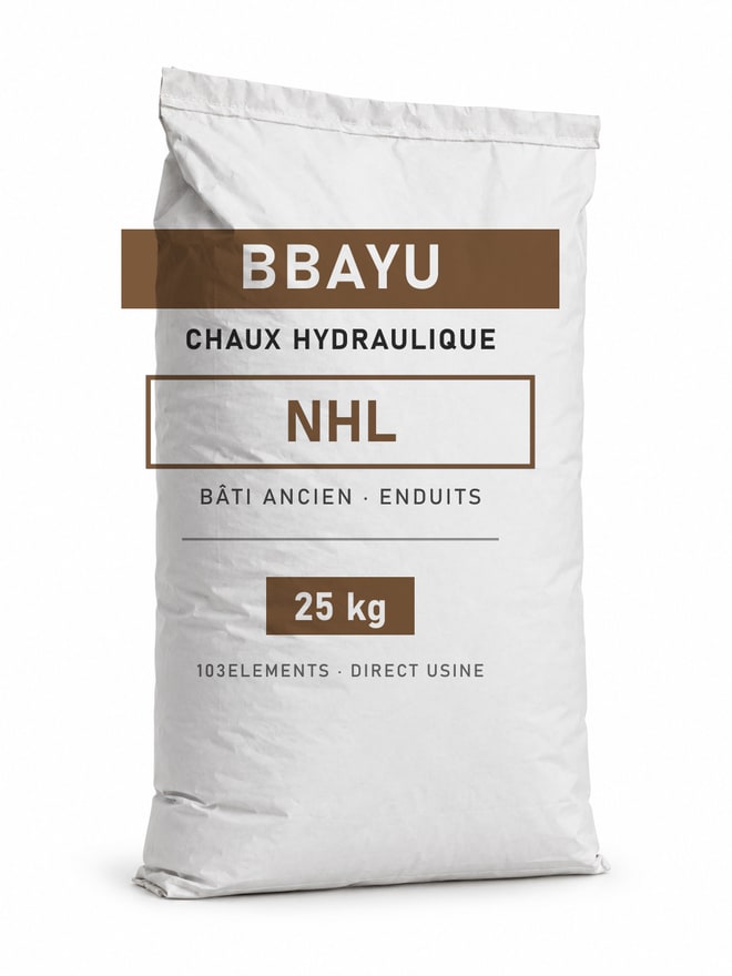 Sac de chaux hydraulique Bbayu NHL