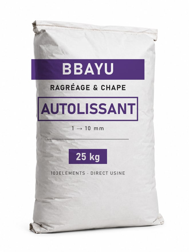 Sac de ragréage autolissant Bbayu, 25 kg